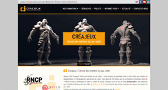 Desktop Screenshot of creajeux.fr